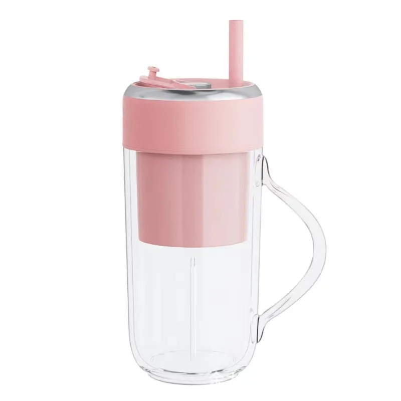 مخلوط کن و شیکر شارژی نی دار Mini Blender مدل Juice Cup ظرفیت 380 میل