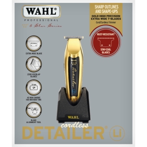 ماشین اصلاح وال دیتیلر ال آی گلد Wahl Cordless Detailer Li Gold