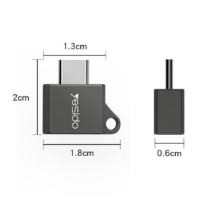 مبدل OTG USB-C به USB یسیدو مدل GS08