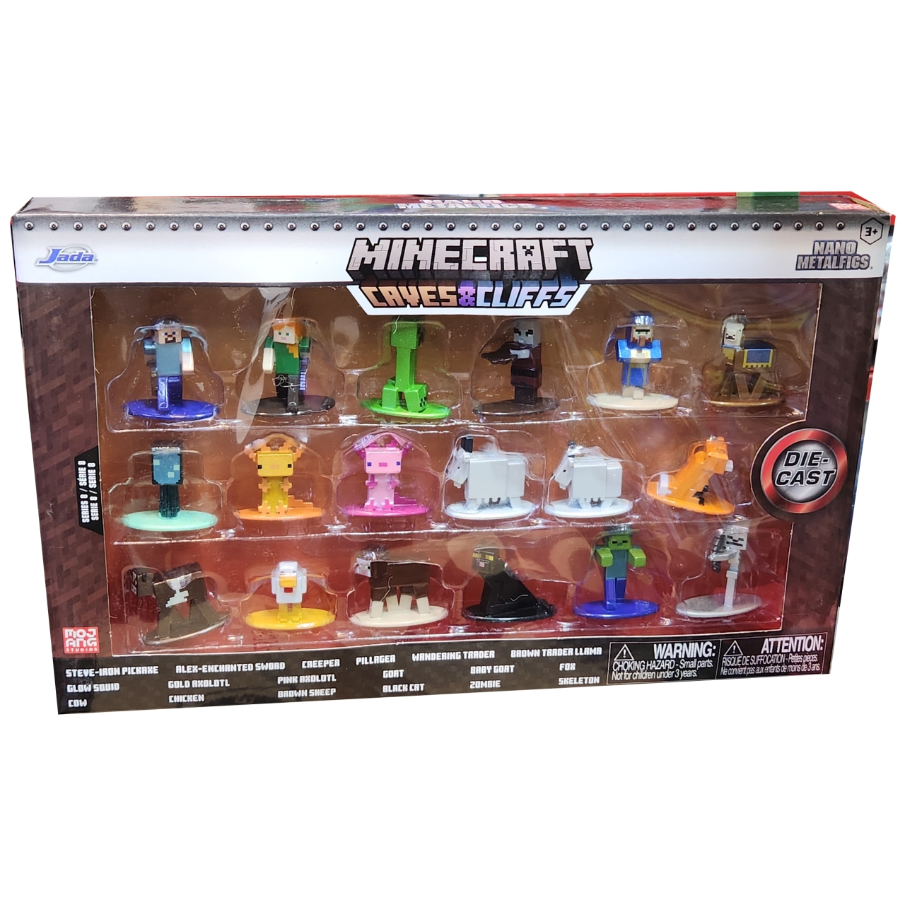 فیگور جادا فلزی مدل Minecraft بسته 18 عددی کد 4
