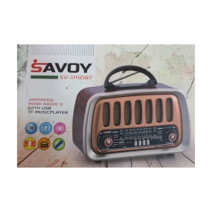 اسپیکر بلوتوثی قابل حمل طرح رادیو ساووی مدل SAVOY-SV 1140BT