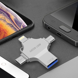 فلش مموری چندکاره گرین مدل GN4IN1USB