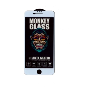 محافظ صفحه نمایش گلس مانکی سفید مناسب برای گوشی آیفون iphone 6/7/8