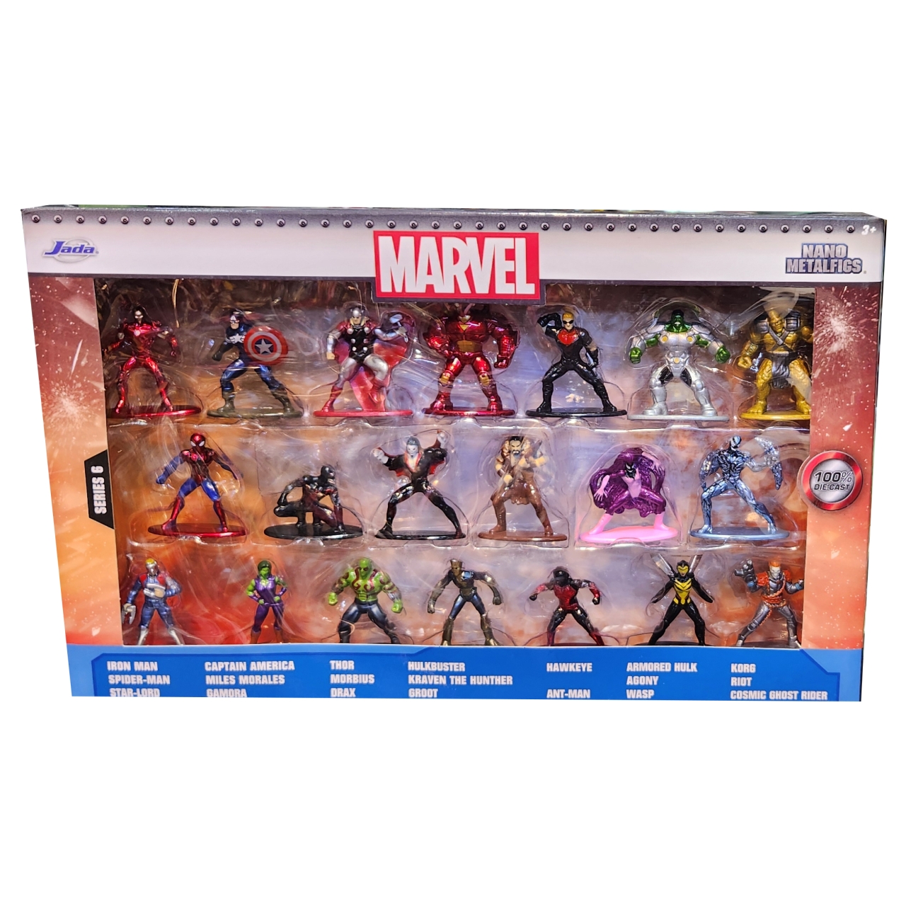 فیگور جادا فلزی مدل Heroes بسته 20 عددی
