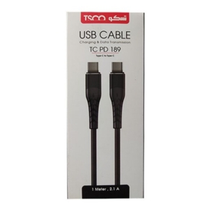 کابل USB-C تسکو مدل TC PD 189 طول 1 متر