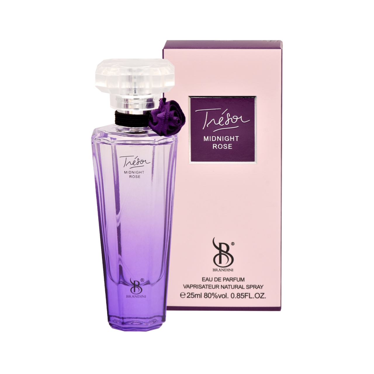 عطر جیبی زنانه برندینی مدل Midnight Rose حجم 25 میلی لیتر