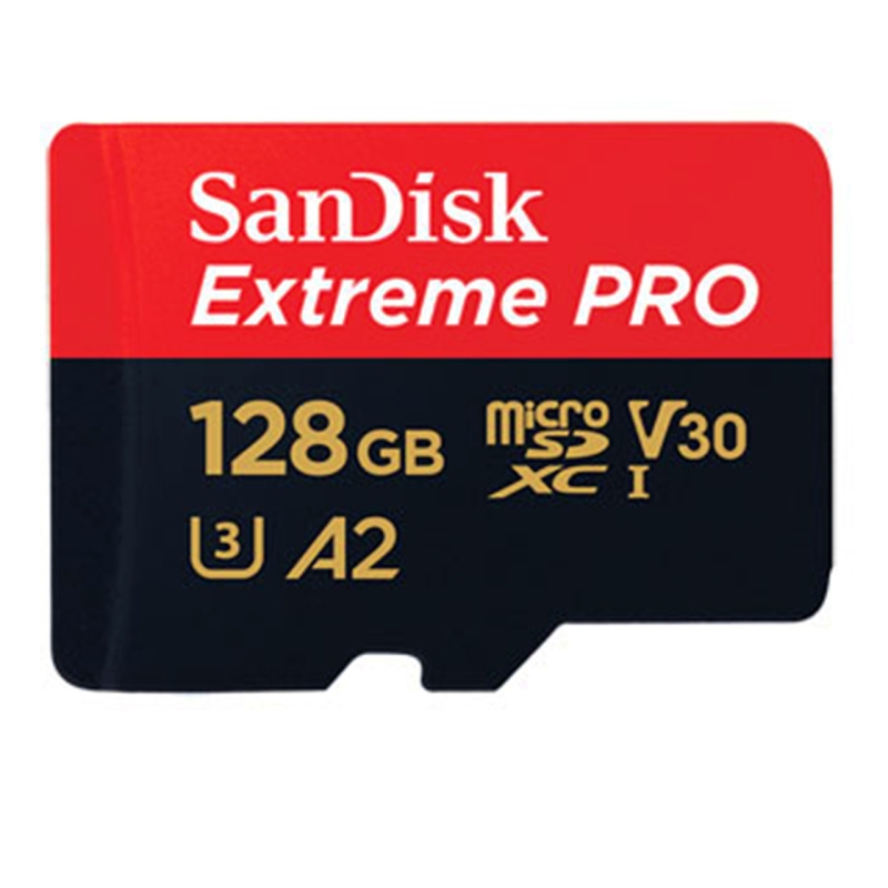 کارت حافظه microSDXC سن دیسک مدل Extreme PRO کلاس A2 استاندارد UHS-I U3 سرعت 170MBs ظرفیت 128 گیگابایت