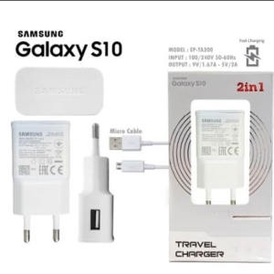 شارژر دیواری مدل EP-TA200 S10 به همراه کابل microUSB