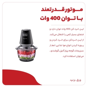 خردکن بلک اند دکر مدل GC400-B5