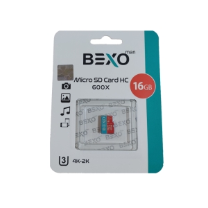 کارت حافظه microSDHC بکسو مدل  600x کلاس 10 استاندارد UHS-I U3 4k ظرفیت 16 گیگابایت