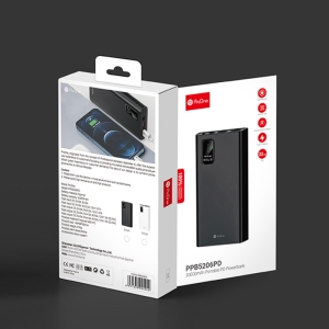 پاوربانک پرووان مدل PPB5206ظرفیت 20000هزار میلی آمپر ساعت