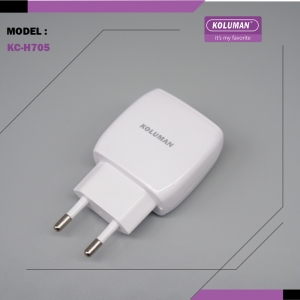 شارژر دیواری  کلومن مدل KC-H705 به همراه کابل تبدیل USB -C