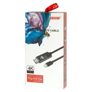 کابل تایپ سی TYPE-C  به HDMI  برند AIRSKY مدل (MHL )