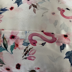 ساتن ابریشم طرح فلامینگو