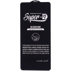 محافظ صفحه نمایش گلس SUPER D مناسب برای گوشی شیائومی Note 12 Pro 4g 5g/Poco x5 pro / Note 10 lite