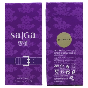 عطر جیبی زنانه عماد آرا مدل SAGA VIOLET حجم 30 میلی لیتر