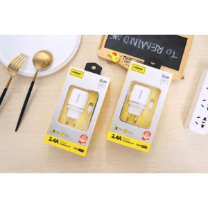 شارژر 2 پورت EU20 USB-A (2.4A)