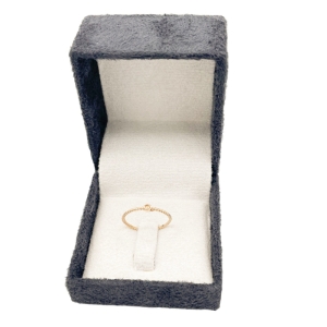 انگشتر طلای 18 عیار طرح مینیمال کد A028