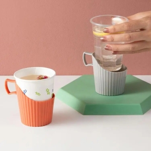 نگهدارنده لیوان یکبار مصرف بسته 50 عددی