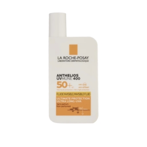 فلوئید ضد آفتاب بی رنگ لاروش پوزای SPF50+ مدل UVMune400 مناسب انواع پوست حجم 50 میلی لیتر