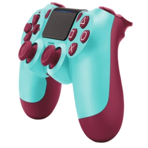 دسته بازی بی سیم سونی Dualshock 4 High Copy درجه یک طرح Blue Berry مناسب برای PS4