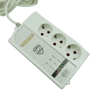 محافظ ولتاژ مچر مدل 3 خانه MR 241 طول کابل 3 متر