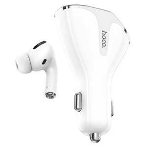هندزفری وایرلس و شارژر فندکی هوکو Car Charger E47 with Wireless Handsfree