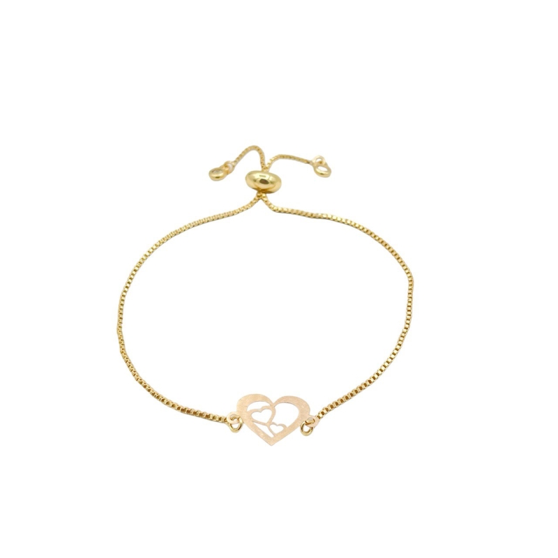 دستبند طلای 18 عیار بند زنجیری کدDP115