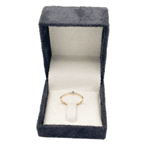 انگشتر طلای 18 عیار طرح مینیمال کد A017