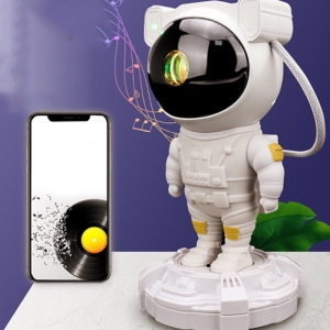 رقص نور لیزری مدل کهکشانی طرح فضانورد مدل اسپیکر دار