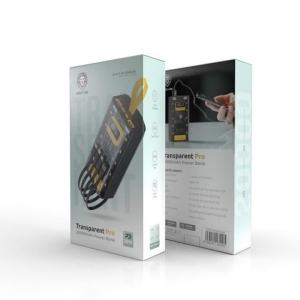 پاوربانک شفاف 20000 گرین مدل Transparnt pro