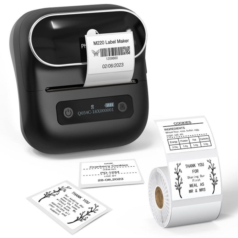 پرینتر کوچک لیبل ساز و بارکد زن بلوتوثی فوممو مدل Phomemo Label Printer M220 