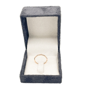 انگشتر طلای 18 عیار طرح مینیمال کد A039