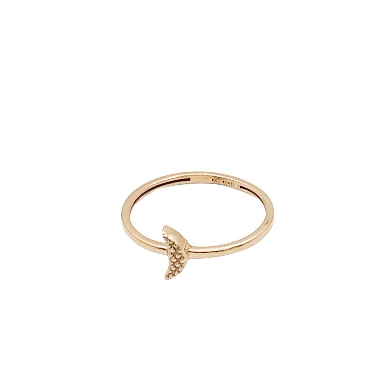 انگشتر طلای 18 عیار طرح مینیمال کد A055