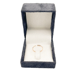 انگشتر طلای 18 عیار طرح مینیمال کد A054