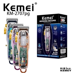  ریش تراش و ماشین اصلاح موی سر شارژی با طراحی شفاف کمی MM-2707PG 