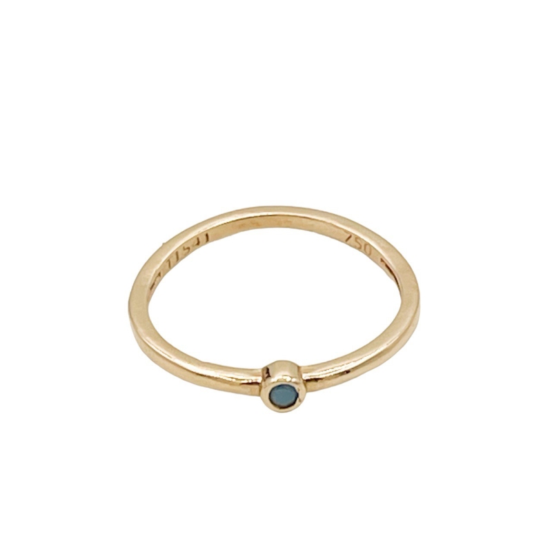 انگشتر طلای 18 عیار طرح مینیمال کد A017