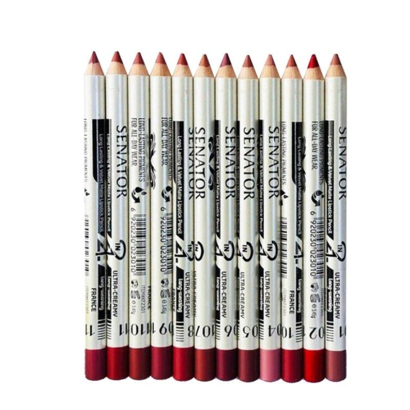 رژلب مدادی سناتور ۱۲عددی سری a