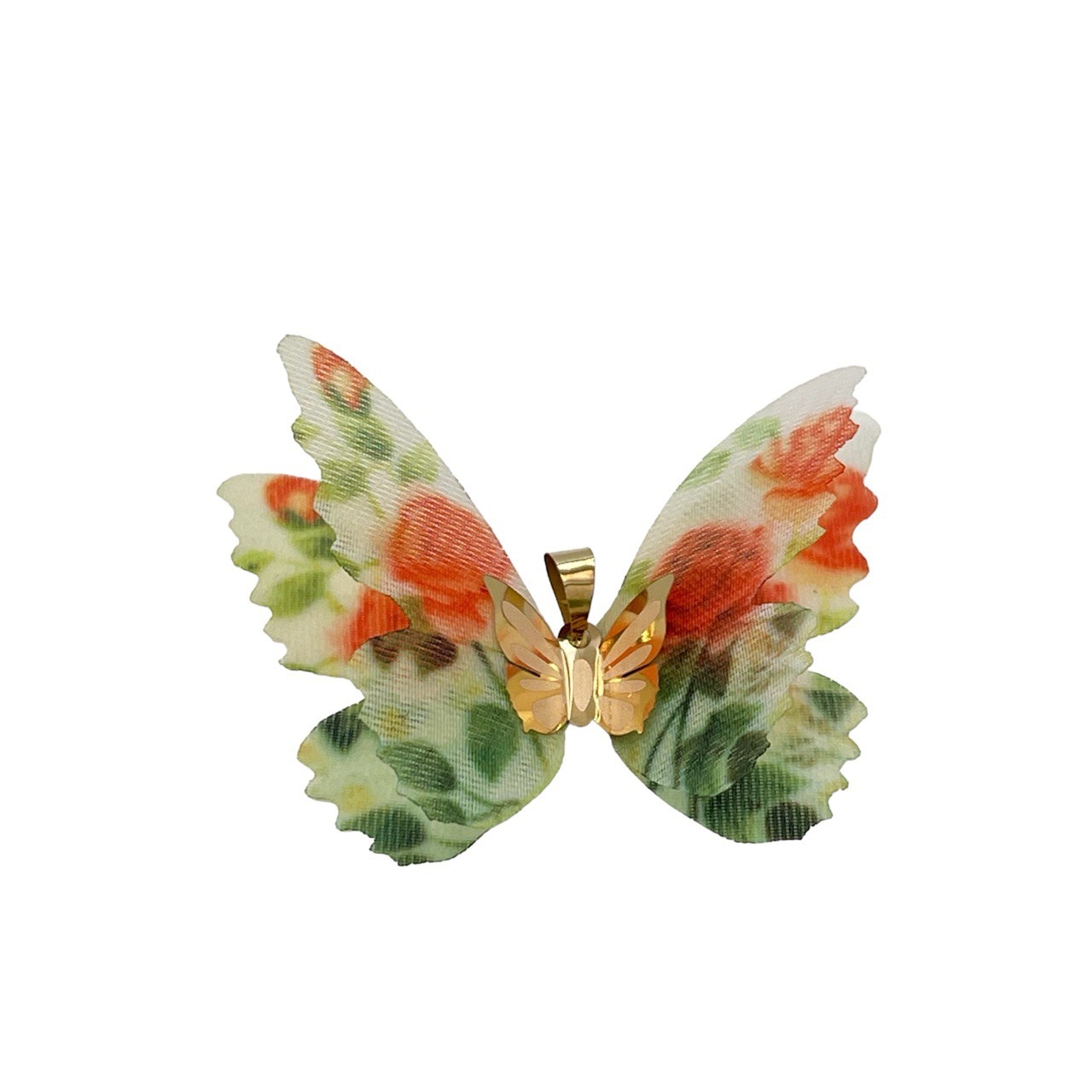 اویز گردنبند طلا مدل پروانه کد M071