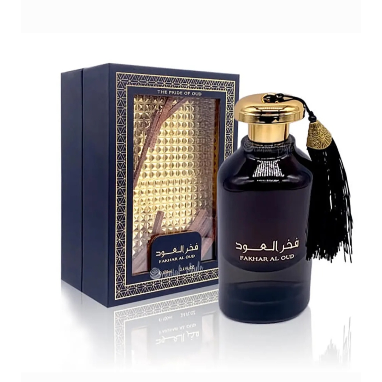 ادو پرفیوم زنانه مردانه ارض الزعفران مدل فخر العود حجم ۱۰۰ میل