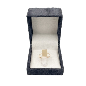 انگشتر طلای 18 عیار طرح مینیمال کد A018