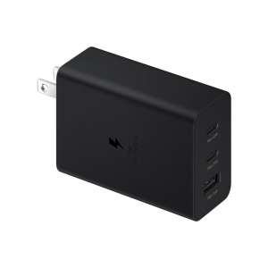 آداپتور سامسونگ 65 وات Trio مدل EP-T6530 به همراه تبدیل دو شاخه
