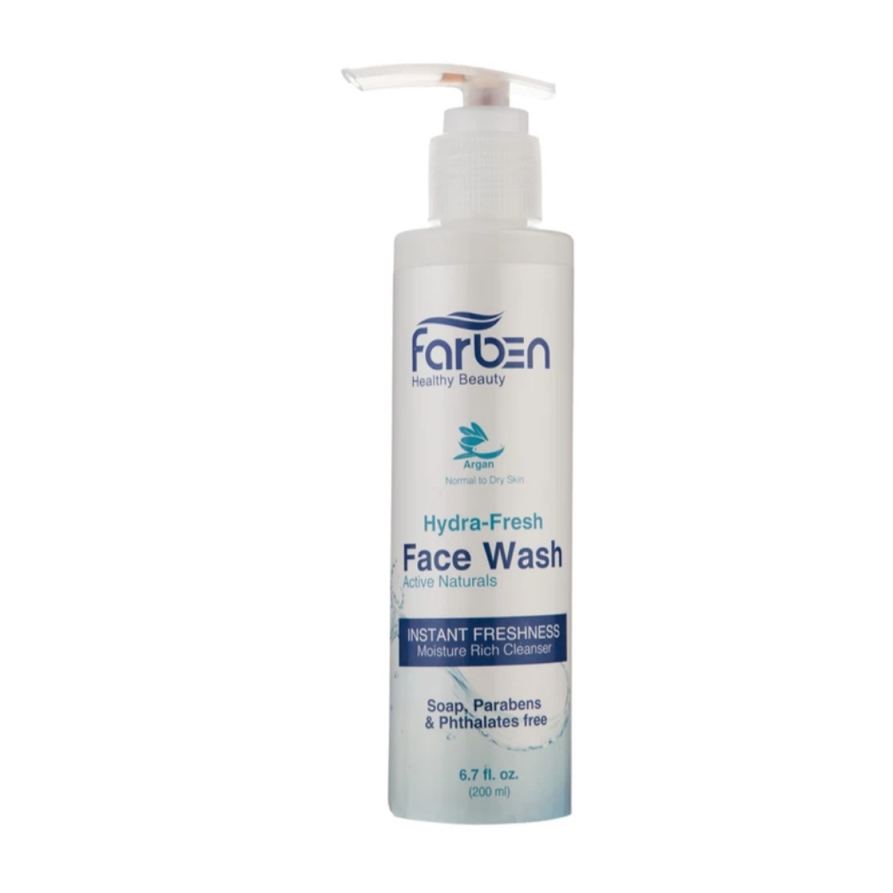 ژل شستشوی صورت فاربن حاوی روغن آرگان مناسب پوستهای خشک و معمولی 200ml