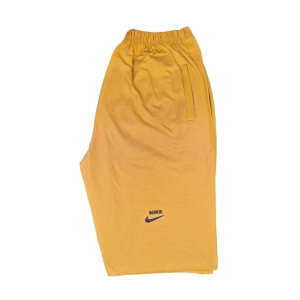 ست تی شرت و شلوارک مردانه مدل NN رنگ زرد