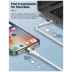 کابل تایپ سی به Lightning الدینیو مدل LC861 طول 1 متر