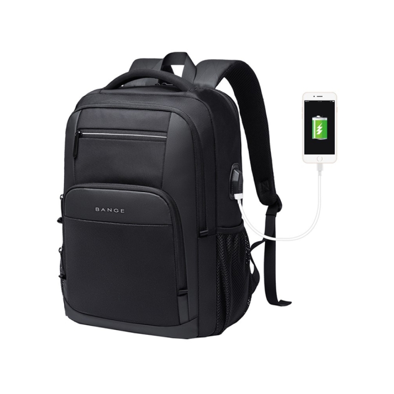  کوله پشتی ضد آب یو اس بی دار بنج BANGE BG-1921 Waterproof Backpack with USB Charging Port 