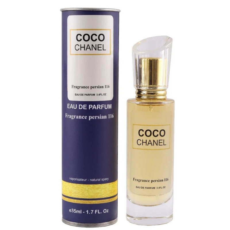 ادوپرفیوم زنانه فراگرنس پرشیا 116 مدل شنل کوکو مادمازل حجم 35 میلیلیتر
