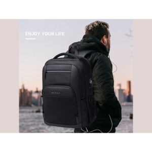  کوله پشتی ضد آب یو اس بی دار بنج BANGE BG-1921 Waterproof Backpack with USB Charging Port 