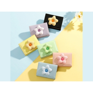 کیف پول فانتزی تاشو زنانه طرح گل تائومیک میک TAOMICMIC Y8074 Flower Cute Folding Wallet Tri-fold 
