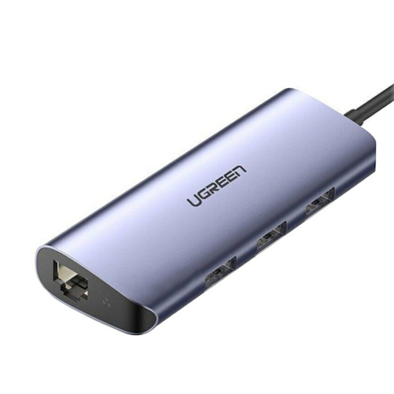  هاب 4 پورت USB 3.0 به 3 پورت USB 3.0 با یک پورت LAN یوگرین Ugreen CM252 60719 